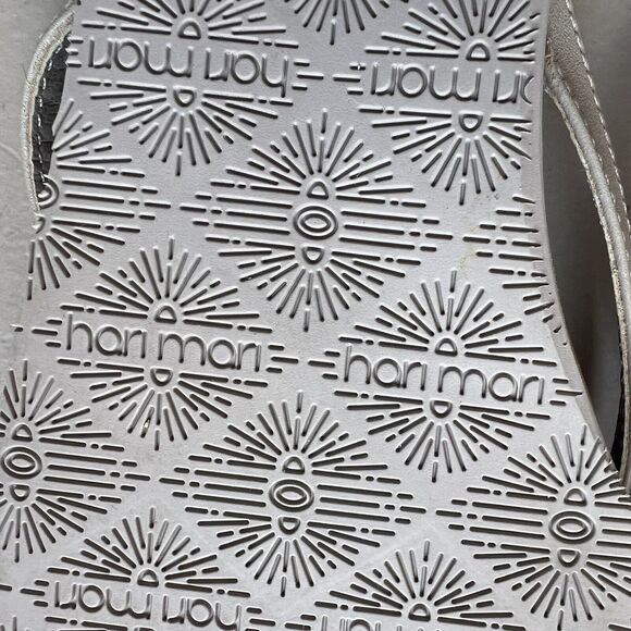 Hari Mari Cloud Light Taupe Gray Toe Post Thong Flip Flop Sandal Women’s 10 - Picture 11 of 16